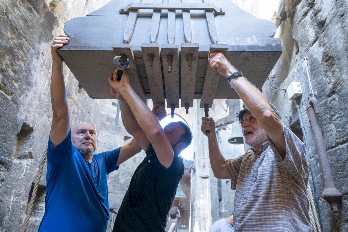 Los campaneros de la Catedral de Valencia realizarán “el repret” siguiendo una tradición medieval
