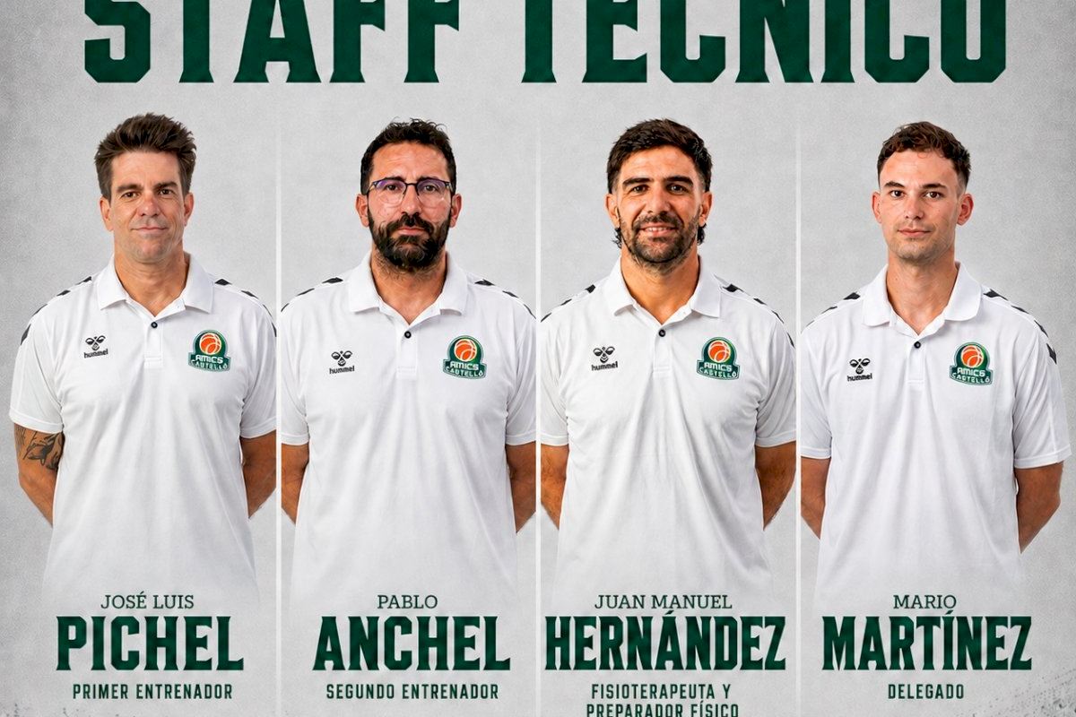 Definido el staff técnico del Amics Castelló para la temporada 2026/2027