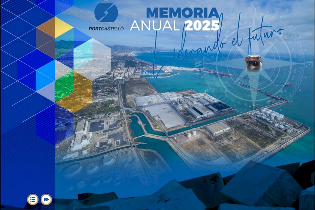 PortCastelló publica la memoria anual 'Liderando el futuro' con los hitos de 2025