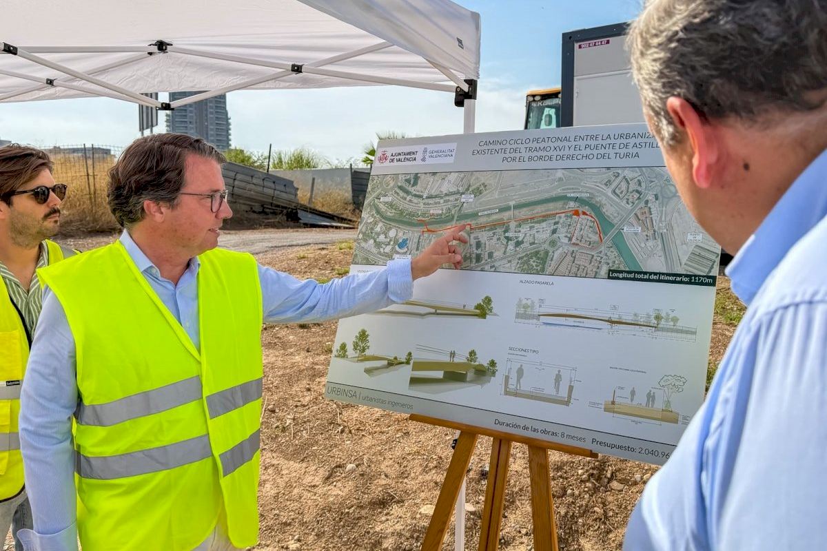 Valencia tendrá un nuevo puente sobre el viejo cauce del río Turia