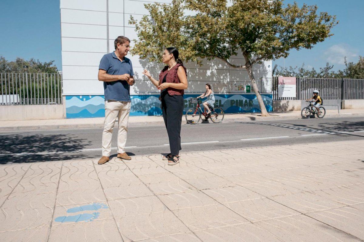 Castellón inicia los trabajos del nuevo Camino Escolar del CEIP El Pinar