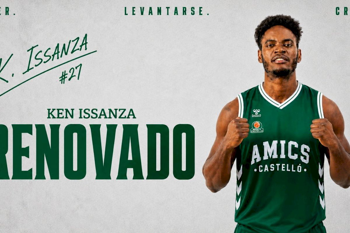Ken Issanza seguirá defendiendo la camiseta del Amics Castelló