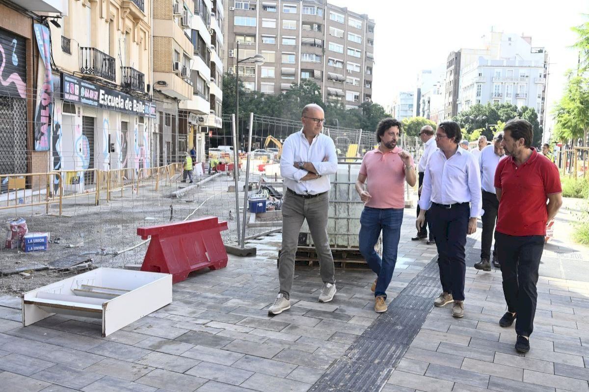 Giorgeta-Pérez Galdós recupera la circulación entre Conca y Sant Vicent y encara su reapertura completa para la vuelta al cole en septiembre