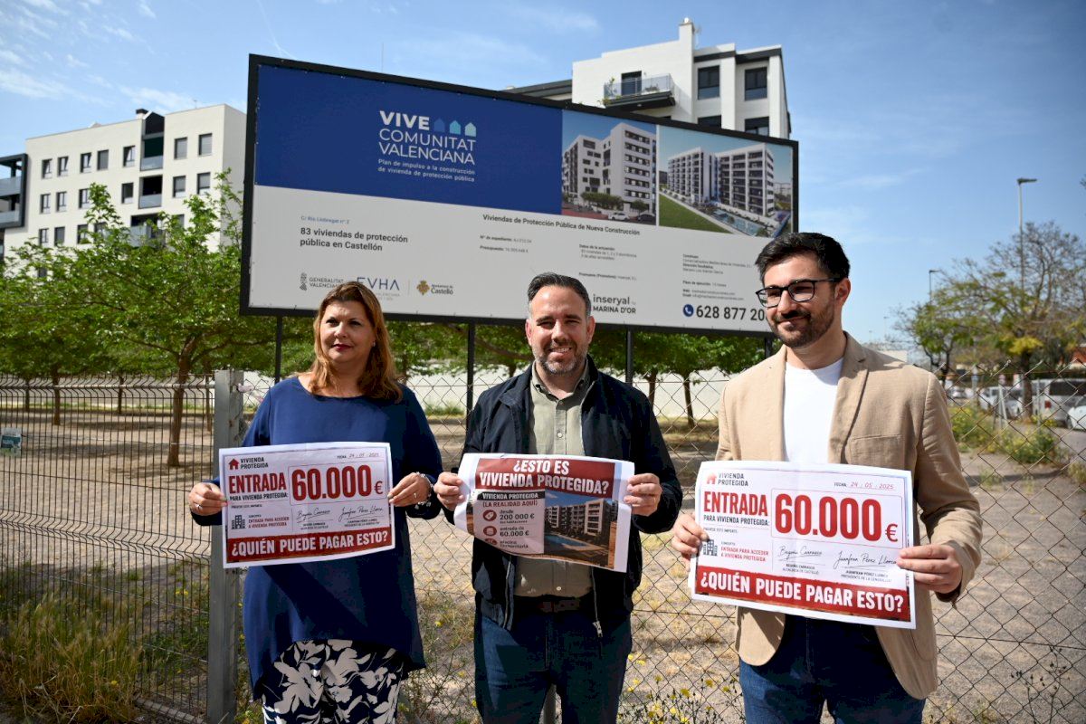 Simó pide a Carrasco que se pronuncie sobre la subida del precio de la vivienda protegida en Castelló