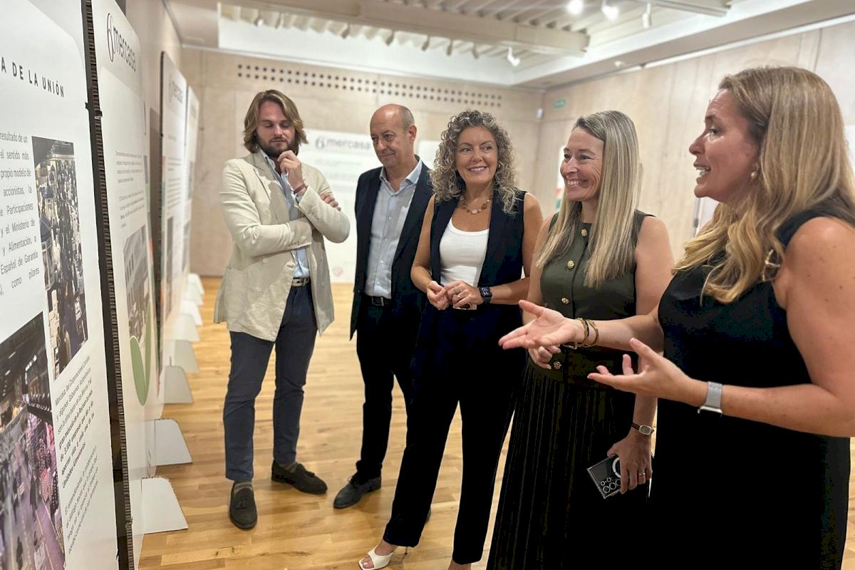 El Portalet acoge una exposición que permite recorrer los 60 años de historia de Mercasa al servicio de la cadena alimentaria