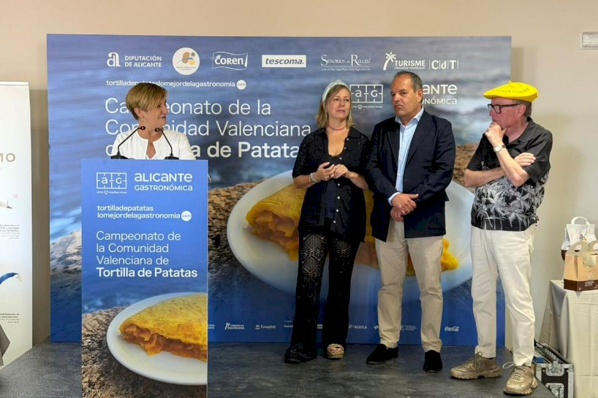 Marián Cano inaugura en Alicante el primer Campeonato de la Comunitat Valenciana de Tortilla de Patatas