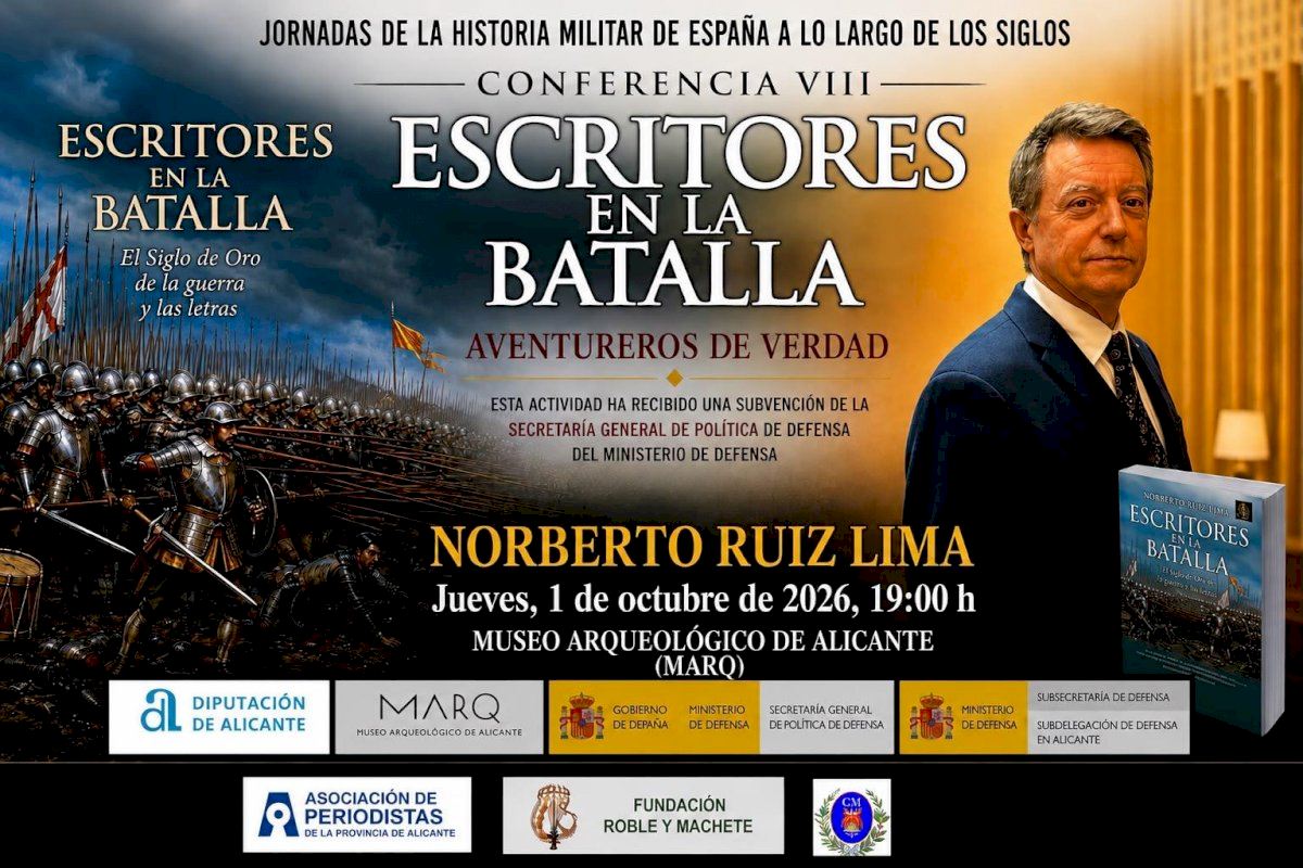 Norberto Ruiz Lima llevará al MARQ a los escritores que empuñaron la pluma y la espada