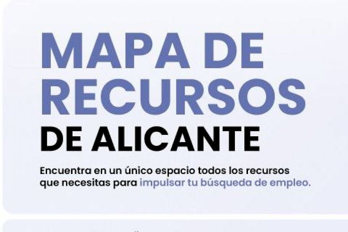 Impulsalicante presenta el Mapa de Recursos de Empleo, Formación y Emprendimiento de Alicante