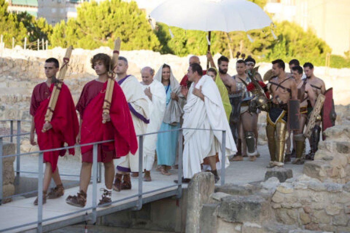 El MARQ revive la época romana con las recreaciones históricas de Lucentum Reviviscit en el Tossal de Manises