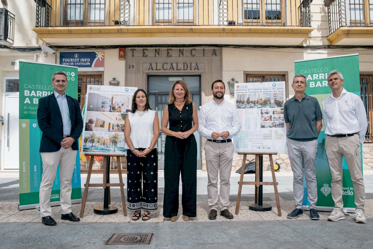 La Tenencia Alcaldía del Grau traslada su actividad a la plaza Pintor Porcar el 6 de octubre por inicio de sus obras de remodelación