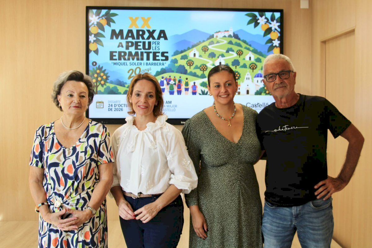 Castellón abre las inscripciones gratuitas para la XX Marxa a peu per les Ermites