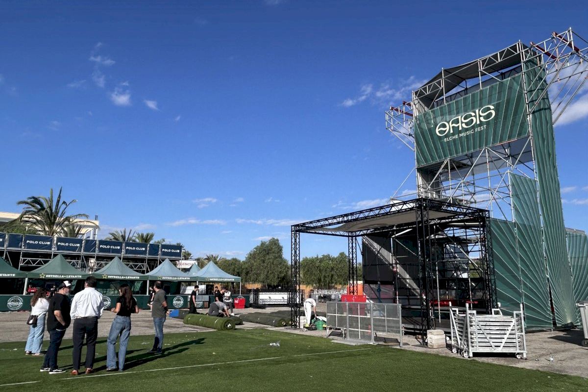 Elche se prepara para un fin de semana de eventos con Oasis Music Fest o la Fireta del Camp d’Elx