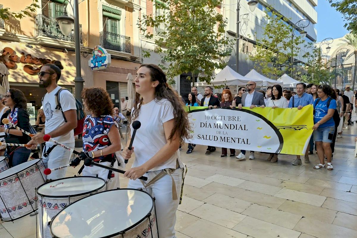 Alicante conmemora el Día Mundial de la Salud Mental con una jornadafestiva y de sensibilización