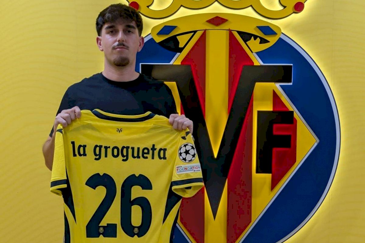 Un joven de Vila-real diseña las nuevas 'letras' que usará el Villarreal CF: así es la 'grogueta'