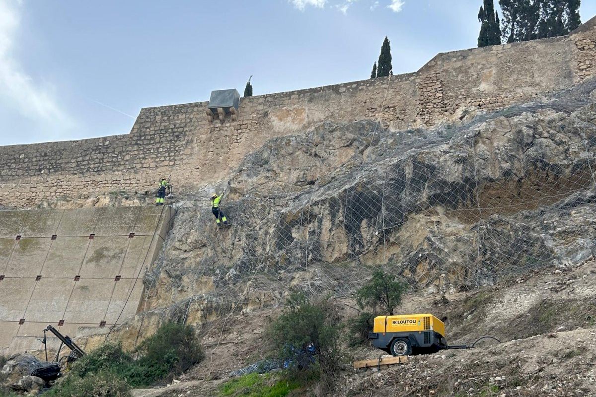 Aprobado el proyecto para la consolidación de la ladera del Benacantil bajo el Macho del Castillo