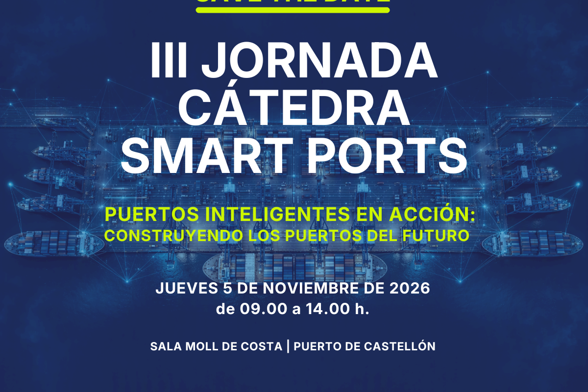 Más de 130 profesionales inscritos en la III Jornada Cátedra Smart Ports