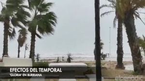 Burriana también sufre las consecuencias del temporal
