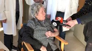 Victoria Moncho, de 97 años | Primeros vacunados del Covid en la Safor