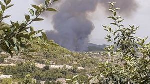 Se declara un incendio forestal en Costur