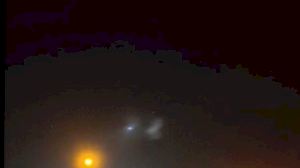 Quina estranya llum ha sigut vista sobre el cel de Borriana?