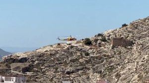 Rescatan en helicóptero a una persona lesionada en un monte de Cullera