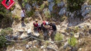 Dilluns accidentat a Alacant amb rescats a Calp i la serra de Bernia