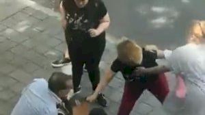 La policía investiga una pelea multitudinaria entre dos clanes con dos mujeres acuchilladas en la Fuente de San Luis en Valencia