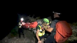 Rescatan el cuerpo sin vida de un senderista que hacía una ruta en Alicante