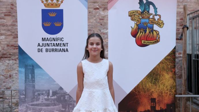 Conoce a Mireia Oltra, candidata a Reina Fallera Infantil de Burriana 2026