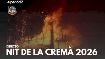 DIRECTO | Sigue la Nit de la Cremà de las Fallas de Valencia de 2026