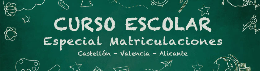 Curso escolar 2021-2022 en Valencia, Alicante y Castellón: matriculaciones
